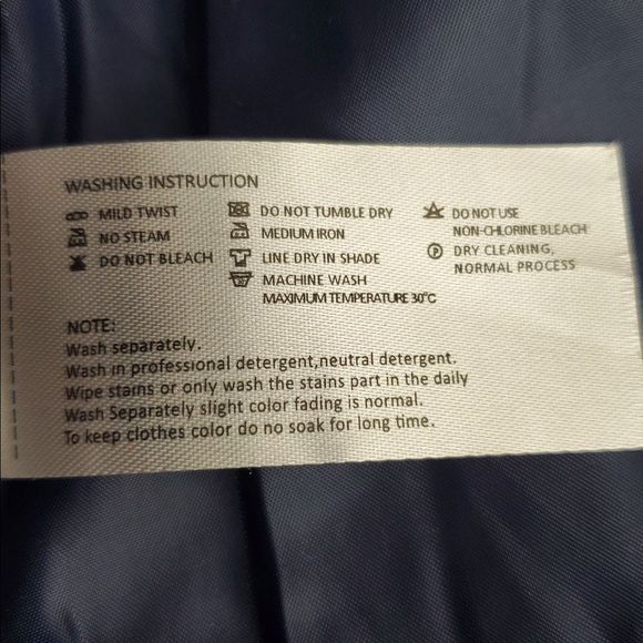 NEW WOMENS CHERFLY METALLIC BLUE PUFFER WINTER JACKET SIZE MEDIUM - Picture 6 of 6